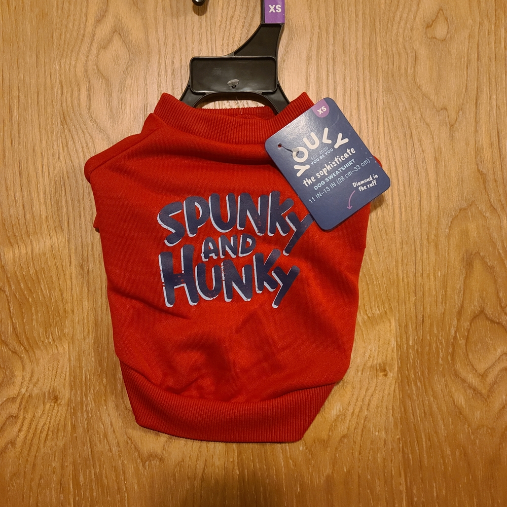 🐶🐶 Red Small Dog Sweater: Spunky and Hunky 🐶🐶